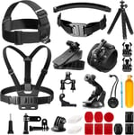 Kit D'Accessoires Pour Caméra D'Action 42 En 1, Compatible Avec Gopro Hero10/Hero9/Hero8/Hero7, Gopro Max, Insta360, Dji Osmo Action, Apexcam, Sjcam