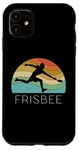 Coque pour iPhone 11 Ultimate Frisbee Disque volant rétro pour homme et femme