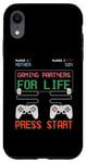 iPhone XR Mother And Son Gaming Partners for Life Video Game Gamer Case