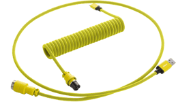 CableMod Pro Coiled Cable - Dominator Yellow