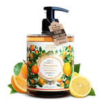 Panier des Sens - Savon de Marseille Liquide Provence (Citron + Cyprès) - Savon Liquide Mains Hydratant - avec Huile de Coco - 97% d'Ingrédients Naturels - Savon Main Fabriqué en France - 500ml