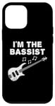 Coque pour iPhone 12 mini Guitare basse, je suis le bassiste, professeur de basse