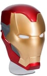 Lampe Casque Iron Man - Lampe Officielle Tony Stark, Cadeau Collectible Marvel, Lumière de Nuit Accent Avengers pour Mur ou Bureau