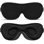 Blackout Eye Mask for Sleeping Ultra Thin Sleep Mask for Women Men,