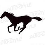 Auto-style AV102103 dekal Galloping Horse black 1