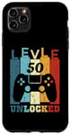 iPhone 11 Pro Max Level 50 Unlocked: Vintage Video Game Controller 50 Birthday Case