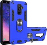 Cas De Protection De Téléphone En Arrière For Étui Samsung Galaxy A6 Plus 2018/A9 Star Lite Couverture Antichoc De Qualité Militaire Avec Gage De Voiture Magnétique Montage De Voiture Kickstand Pro