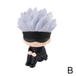 Anime Jujutsu Kaisen Figur Yuji Itadori Gojo Satori PVC Dockor M W 10cm