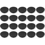 20x cache trou bouchon plastique 12mm noir protection trou meuble mur cloison