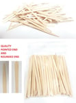 Eyebrow Small Thin Wooden Wood Spatula Chin Lip Waxing Tattoo Hair Stick Removal