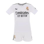 Maillot De Football Holiprom Kit Mbappe Home Jersey Rm 24-25 Jr Blanc