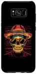 Coque pour Galaxy S8+ Sugar Skull Day Dead Squelette Halloween T-shirt graphique