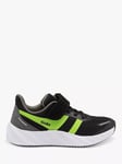 Gola Kids' Performance Veris EL Trainers, Black/Lime/Grey