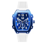 Ice-Watch - ICE boliday White blue - Montre bleue pour homme avec bracelet en silicone - 023313 (Medium)