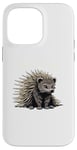 Coque pour iPhone 14 Pro Max Design humoristique humoristique Porc-épic Free Hugs Just Kidding