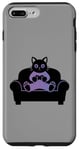 Coque pour iPhone 7 Plus/8 Plus Funny Gamer Cat Cool Jeu vidéo Kitty Funny Gaming Cat Meme