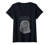 Star Wars Stormtrooper Mask Dark V-Neck T-Shirt