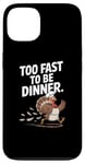 Coque pour iPhone 13 Funny Thanksgiving Day Turkey Running Too Fast To Be Dinner