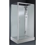 Alutrade - Cabine de douche carat 120x80 cm Thermostatique - Version Droite