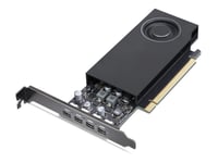 Nvidia Rtx A400 - Grafikkort - Rtx A400 - 4 Gb Gddr6 - Pcie 4.0 X8 - 4 X Mini Displayport