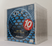 Pioneer RDD-74B Audio CDR 10 PACK CD-R Recordable Audio Compact Disc 74min PDR