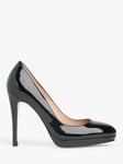 L.K.Bennett Sledge Patent Leather Platform Court Shoes, Black