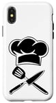 Coque pour iPhone X/XS Chef Cook Cooking Pirate Kitchen Lover