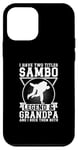 Coque pour iPhone 12 mini Sambo Grandpa Sambo Fighter Sambo Arts martiaux