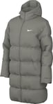 Nike Parka Sportswear FZ5903-320 Classic Puffer Therma-Fit pour femme, coupe large, armée claire/blanche, taille M