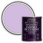 Rust-Oleum Peinture Violette Résistante à l'eau pour Faïence de Cuisine, Finition Mate - Macaron 750ml