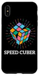 iPhone XS Max Speed Cuber Rubiks Cube Apparel Rubix 80s Vintage Kidcore Case