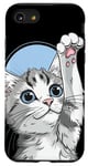 iPhone SE (2020) / 7 / 8 Funny hand raising with this funny Cat Costume Case