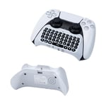 Mcbazel Clavier Sans Fil pour PS5 Manette, Manette de Jeu Bluetooth 3.0 pour PS5 Manette avec Haut-Parleur Intégré et Prise Audio de 3,5 mm (Pas pour PS5 Slim)