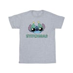 Disney Herr Lilo & Stitch Stitchmas Glasögon T-shirt 3XL Sport Sports Grey 3XL