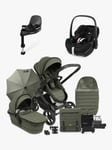 iCandy Peach 7 Pushchair & Accessories with Maxi-Cosi Pebble 360 Pro i-Size Car Seat and FamilyFix 360 Pro Base Bundle, Ivy/ Black