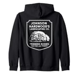 Johnson Hardwood's Landscaping Company Trimming Bushes Zip Hoodie