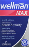 Wellman Max Multivitamin 84 Tablets - Energy, Immune & Heart Health Support