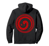 Zen Taiji Lucky Money Red Pocket Snake NYE Pj - ART ON BACK Pullover Hoodie