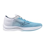 Mizuno Wave Rebellion Sonic 2 - Chaussures running femme River Blue / Blue Wing Teal / White 39