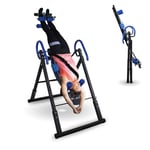 Mobiclinic® Fitness, Table d'inversion, Pliable, Inclinaison 180º, Jusqu'à 150 kg, Réglable, Coussin Lombaire et Appui-tête, Quatre systèmes de sécurité, Étirements et Exercices abdominau