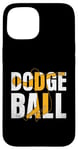 Coque pour iPhone 15 Dodgeball Joueur Dodge Ball Game