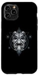 iPhone 11 Pro Oni Mask Japanese Devil Yokai Demon Sacred Geometry Graphic Case