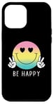 Coque pour iPhone 12 Pro Max Chemise Be Happy Heart Eyes Smile Face Peace Happy Face Love