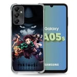 Cokitec Reinforced Case for Samsung Galaxy A05S Manga Demon Slayer Black