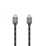 HAMA Cable HDMI Ultra High Speed 8K 48Gbit/s Metal 5.0m Gold