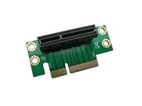 KALEA-INFORMATIQUE Adaptateur équerre Type Riser à 90° pour Fente PCIe x4. pour Monter à l'horizontale Une Carte PCI Express x1 x2 x4