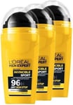 L'Oréal Men Expert Invincible Sport Deodorant XXL Ball 50 ml - Pack of 3