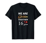 16 year Wedding Anniversary Gift ideas for Him, Her T-Shirt