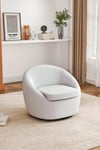 Upholstered Swivel Tub Chair