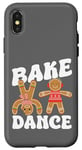 Coque pour iPhone X/XS Bake Dance, jeu de mots amusant pour biscuits de Noël